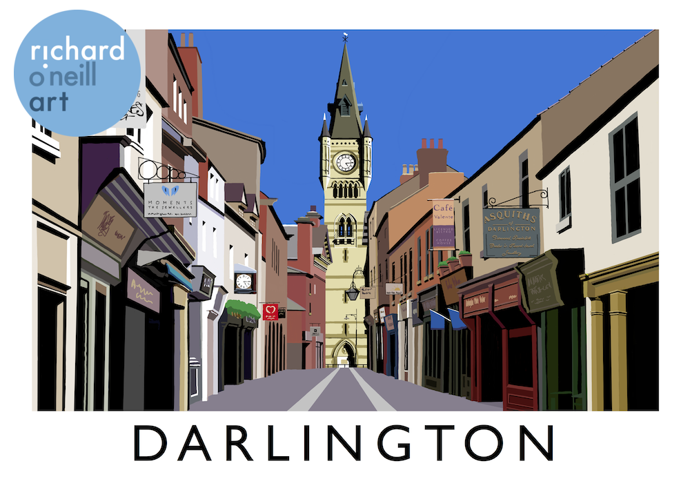 Darlington Art Print Richard O'Neill Art Shop