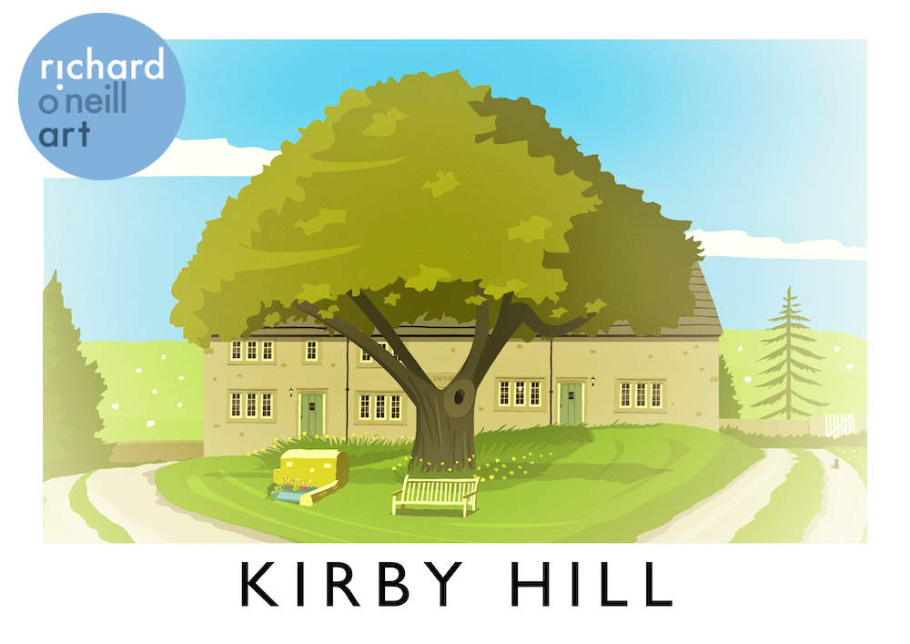 Kirby Hill Art Print Richard O'Neill Art Shop