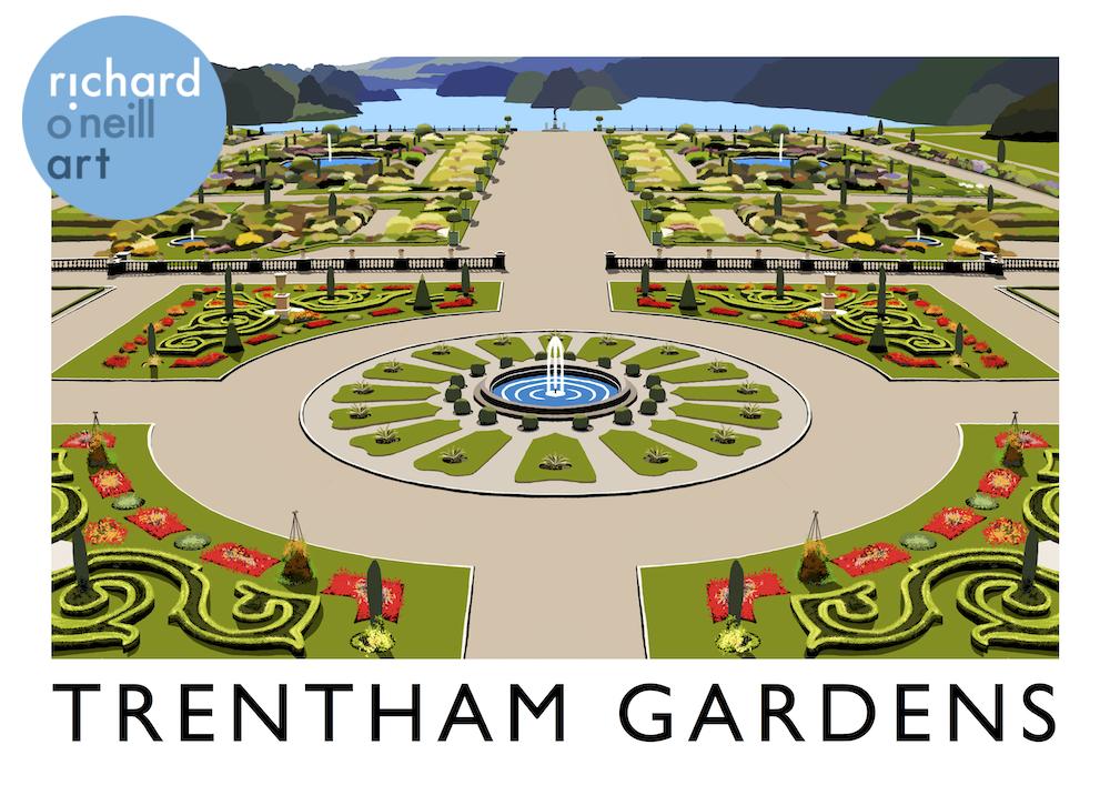 Trentham Gardens Art Print Richard O'Neill Art Shop