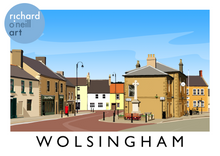 Load image into Gallery viewer, Wolsingham (Market Square) Art Print