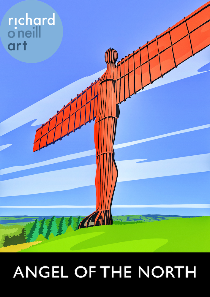 Angel of the North 2 Art Print