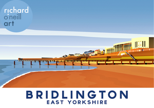 Bridlington (Beach alternate) Art Print