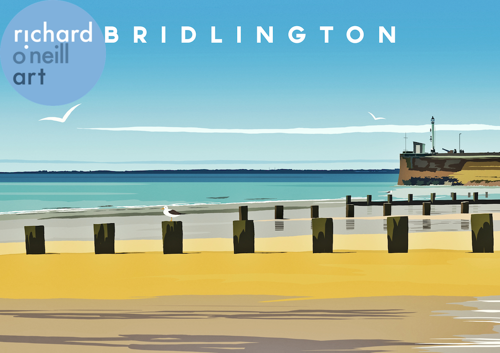 Bridlington (Beach 2) Art Print