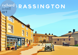 Grassington (The Square) Art Print