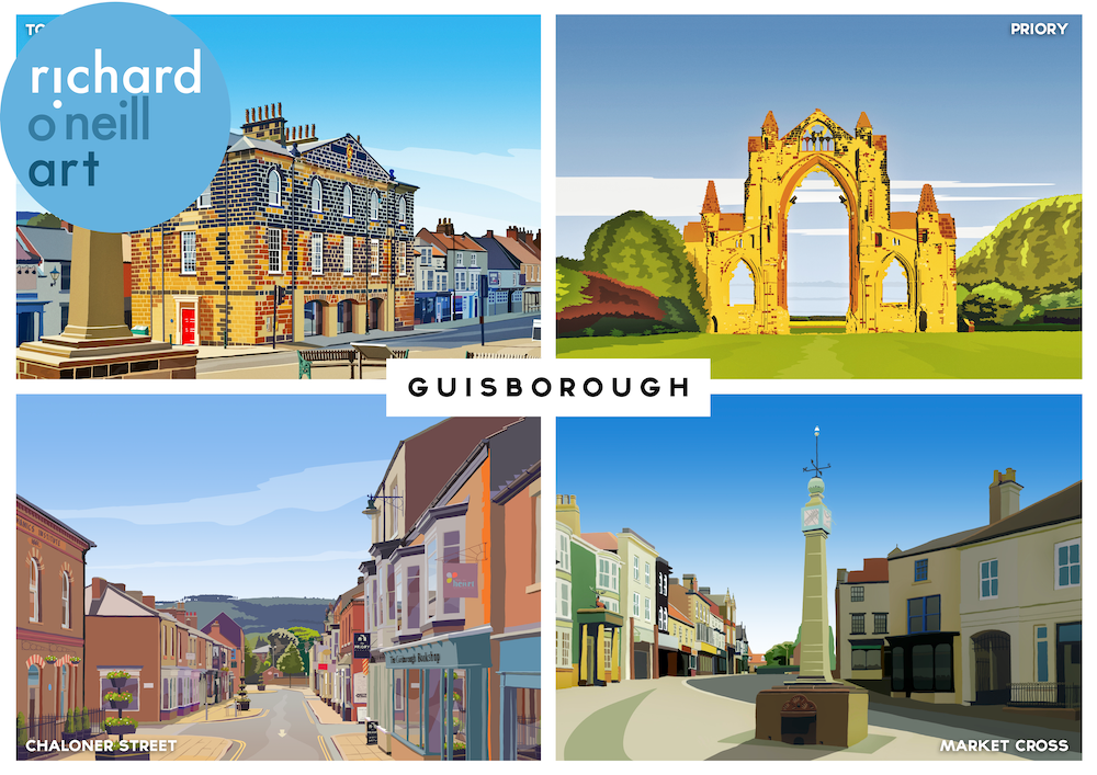 Guisborough 2 (Montage) Art Print