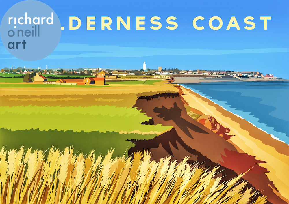 Holderness Coast Art Print