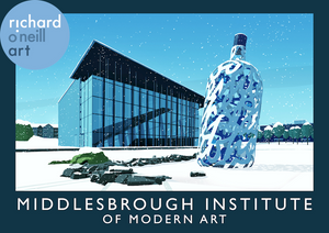 Middlesbrough Institute of Modern Art (Snow) Art Print