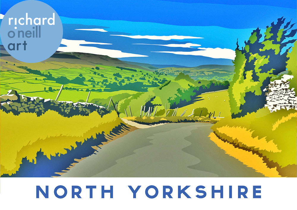 North Yorkshire Art Print