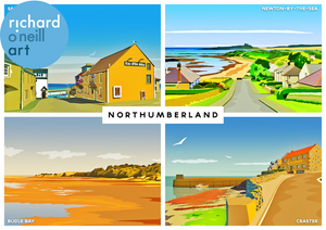 Northumberland 2 (Montage) Art Print