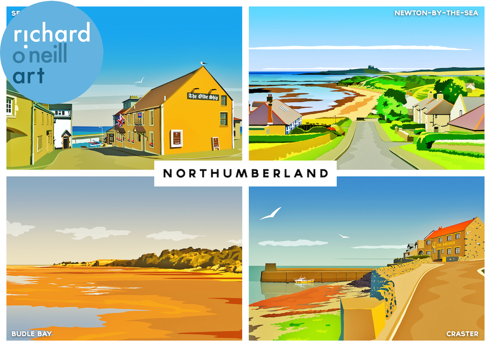 Northumberland 2 (Montage) Art Print