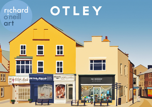 Otley (Market Square) Art Print