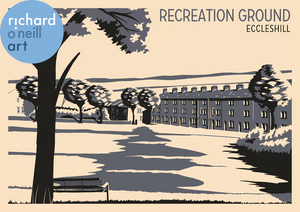 Recreation Ground, Eccleshill Art Print