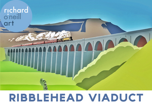 Ribblehead Viaduct (Remastered) Art Print