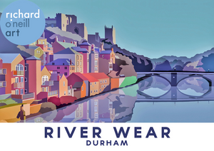 River Wear, Durham Art Print