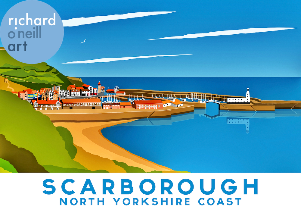Scarborough (Remastered) Art Print – Richard O'Neill Art Shop