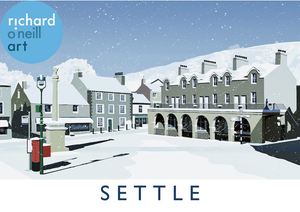Settle (Snow) Art Print