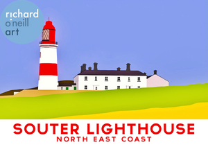 Souter Lighthouse (Remastered) Art Print