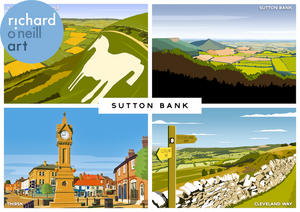 Sutton Bank (Montage) Art Print