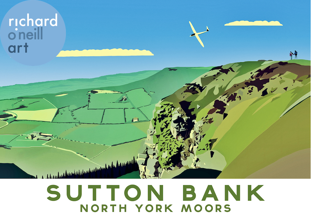 Sutton Bank (Remastered) Art Print