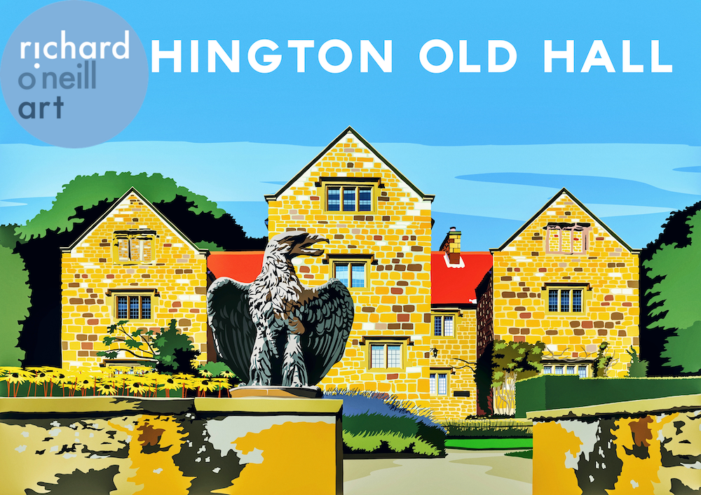 Washington Old Hall Art Print