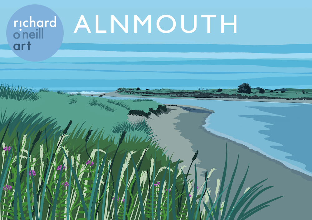 Alnmouth Art Print