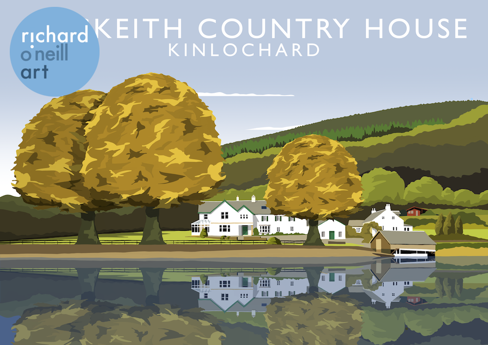 Altskeith Country House Art Print