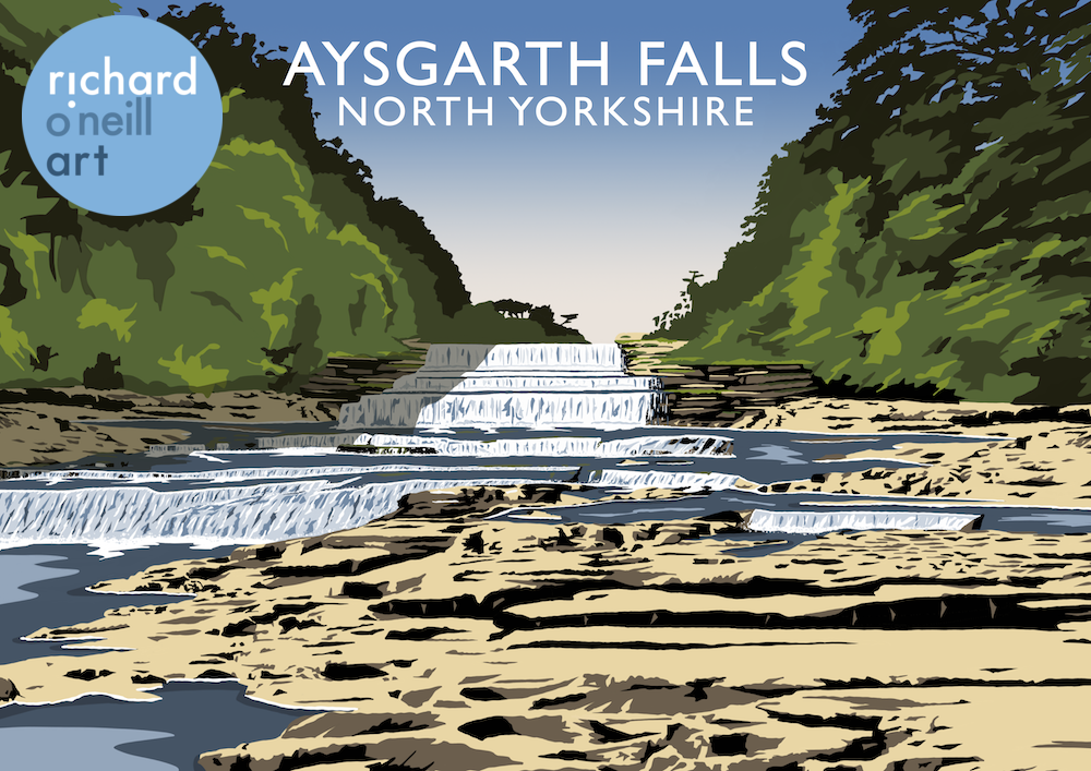Aysgarth Falls Art Print