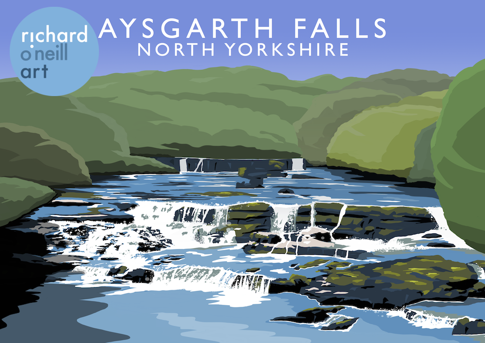 Aysgarth Falls Art Print