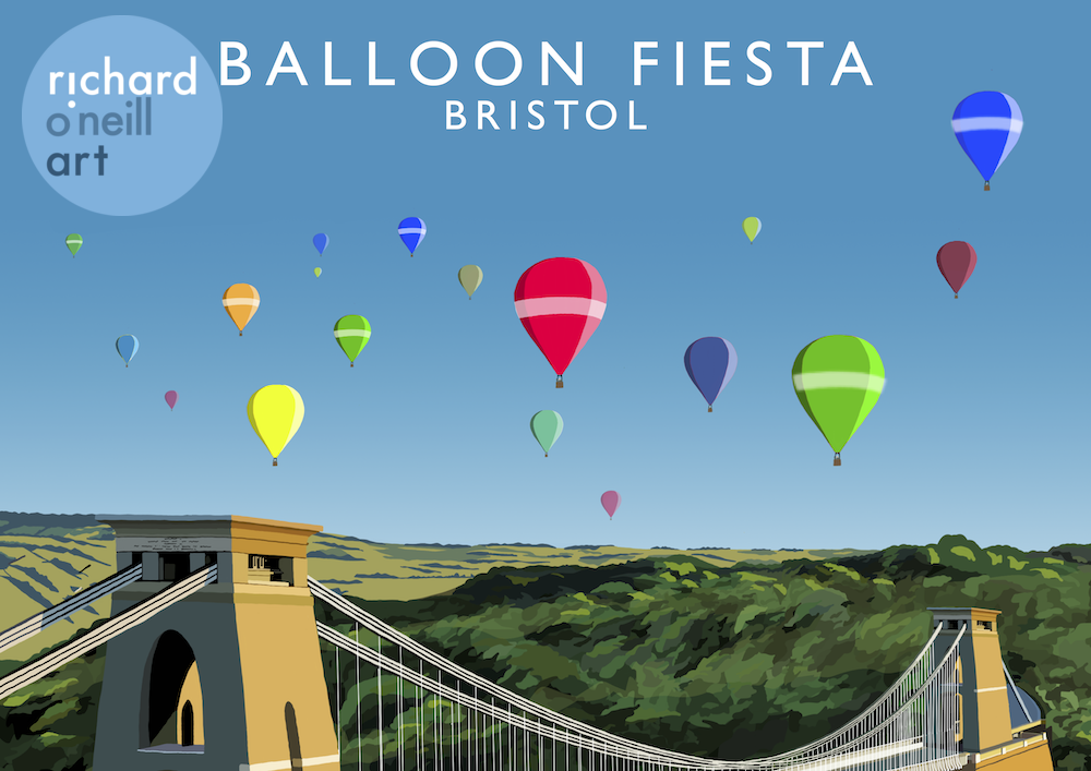 Balloon Fiesta, Bristol Art Print