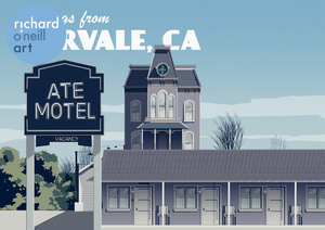 Greetings from Fairvale, California (Day) Art Print