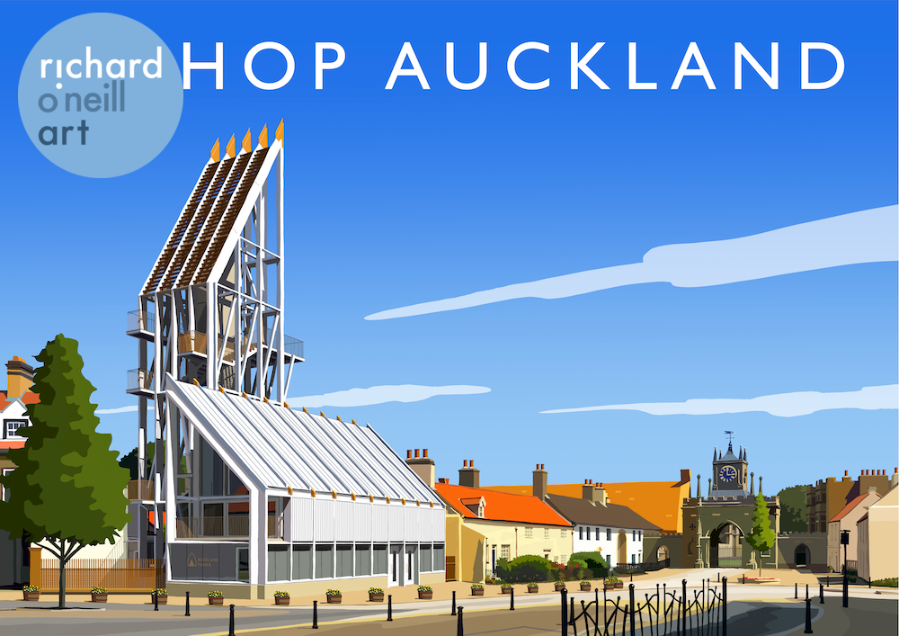 Bishop Auckland (2022) Art Print