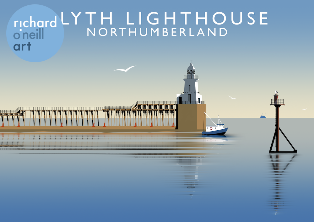 Blyth Lighthouse Art Print