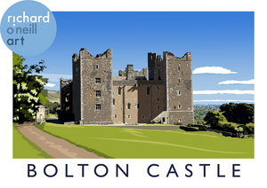 Bolton Castle (2022) Art Print