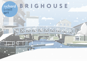 Brighouse (Snow) Art Print
