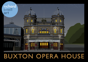 Buxton Opera House (Night) Art Print