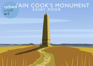 Captain Cook's Monument Art Print