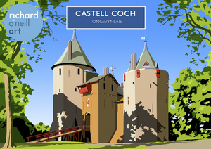 Castell Coch Art Print