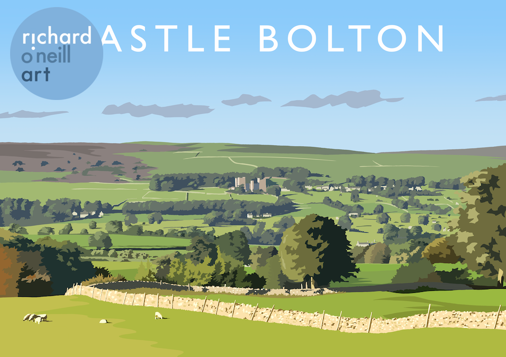Castle Bolton Art Print