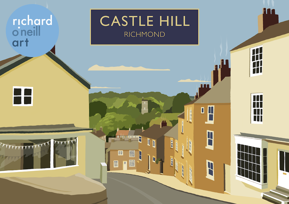 Castle Hill, Richmond Art Print