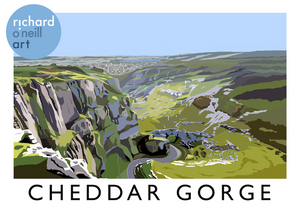 Cheddar Gorge Art Print