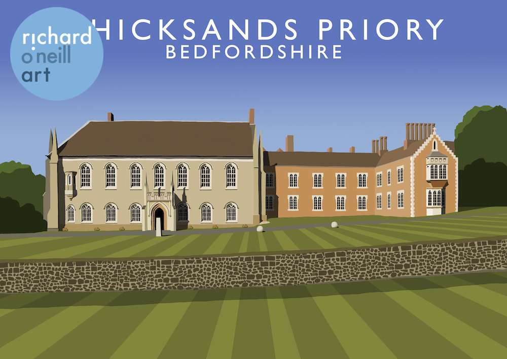 Chicksands Priory Art Print