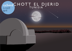 Chott el Djerid, Tunisia Art Print