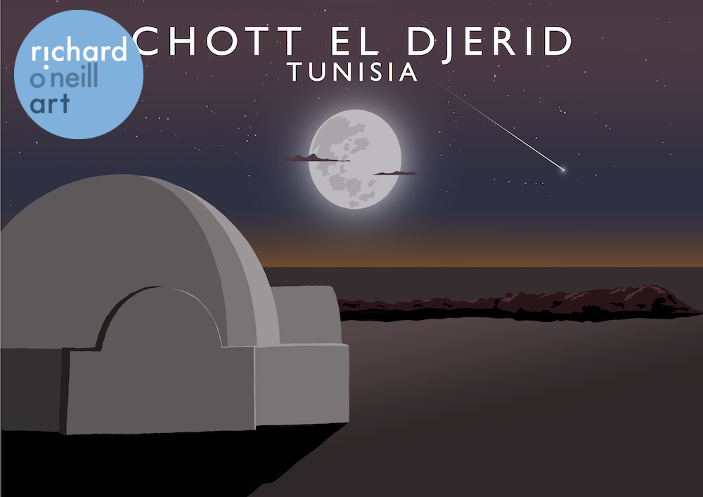 Chott el Djerid, Tunisia Art Print