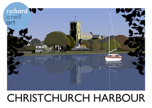 Christchurch Harbour Art Print