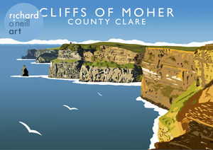 Cliffs of Moher Art Print