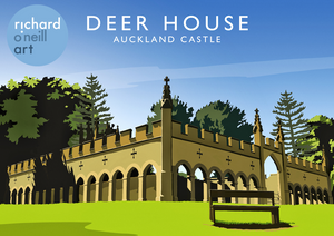 Deer House, Auckland Castle Art Print