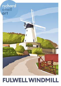 Fulwell Windmill Art Print