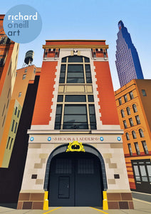 Firehouse, Hook & Ladder Company 8, New York City Art Print