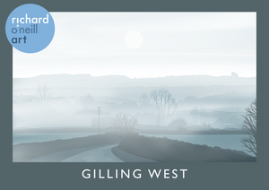 Gilling West Art Print (Winter)