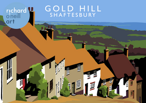 Gold Hill Art Print